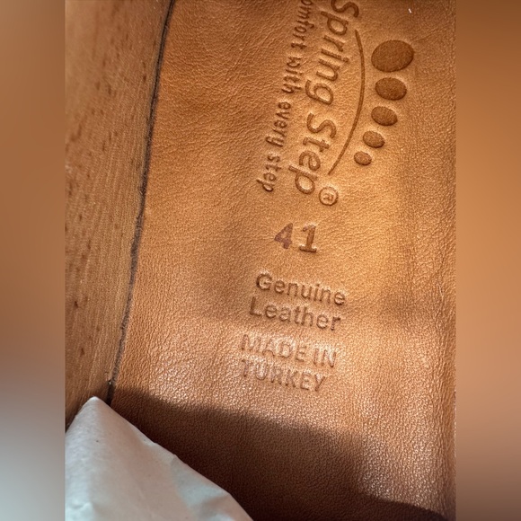 Spring Step Flats Mermaid Size 41 9.5 NEW Slip On Shoes Summer Beach Sea Leather - Picture 8 of 8